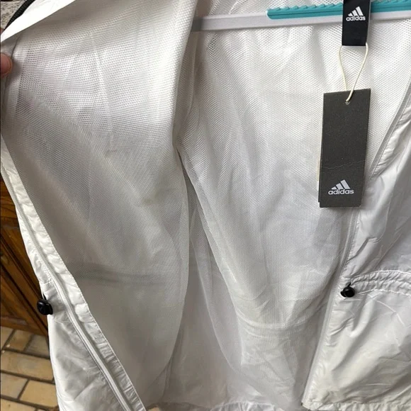 adidas White rain jacket - Picture 7 of 8
